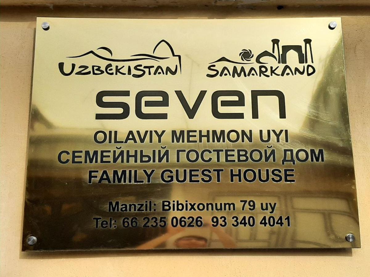 Family Guest House Seven Samarkand Eksteriør billede